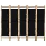 skladany-parawan-5-panelowy-200-cm-bambus-i-pl-stan-nowy-szerokosc-parawanu-200-cm
