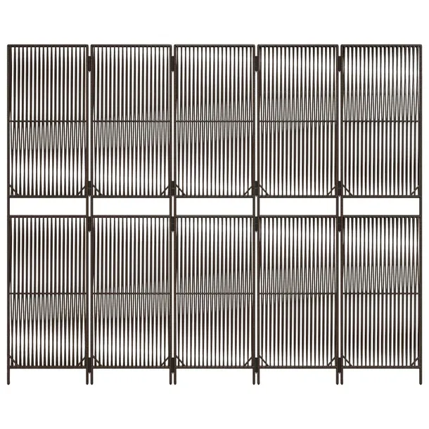 parawan-5-panelowy-brazowy-polirattan-wysokosc-parawanu-200-cm
