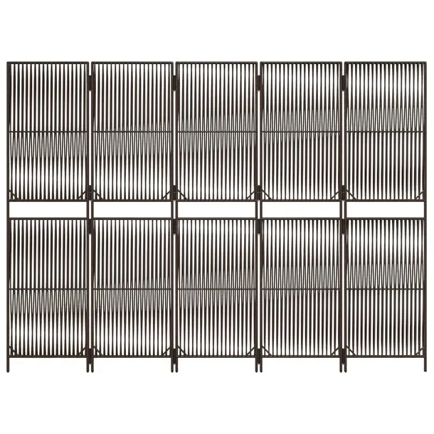 parawan-5-panelowy-brazowy-polirattan-wysokosc-parawanu-180-cm