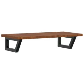 polka-scienna-pod-umywalke-stal-i-lite-drewno-debowe