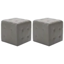 pufy-2-szt-szare-30-x-30-x-30-cm-sztuczna-skora