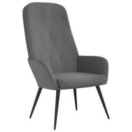 fotel-ciemnoszary-obity-aksamitem