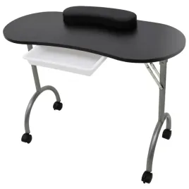 skladany-stolik-do-manicure-czarny-z-koleczkami
