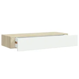 polka-scienna-z-szuflada-dab-i-biel-60-x-235-x-10-cm-mdf