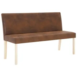 lawka-1395-cm-brazowa-sztuczny-zamsz