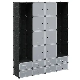 szafa-modulowa-18-przegrod-czarno-biala-37-x-146-x-1805-cm