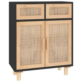 komoda-czarna-60x30x75-cm-lita-sosna-i-naturalny-rattan