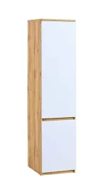 waska-szafa-uchylna-z-polkami-arca-biel-arktyczna-dab-wotan-ar2