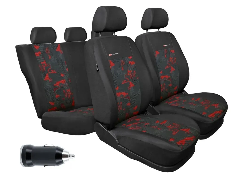 pokrowce-samochodowe-mitsubishi-czerwone-ladowar-stan-nowy