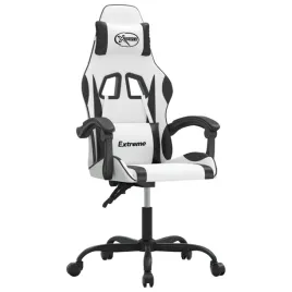 obrotowy-fotel-gamingowy-bialo-czarny-sztuczna-skora