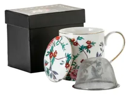 kubek-porcelanowy-z-zaparzaczem-kwiatowy-wzor-na-prezent