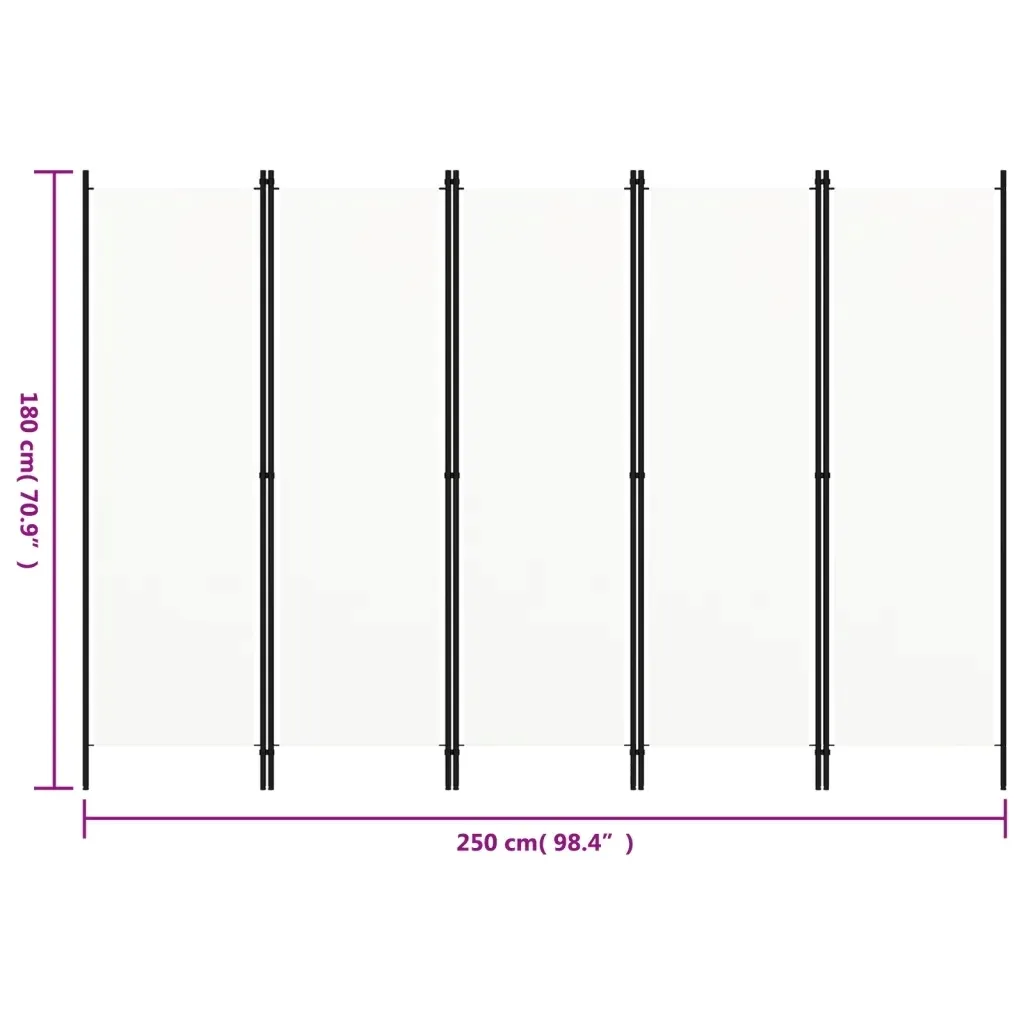parawan-5-panelowy-kremowy-250-x-180-cm