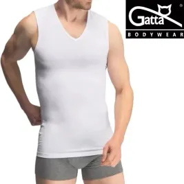 koszulka-gatta-between-v-seamless-cotton-xl-bialy