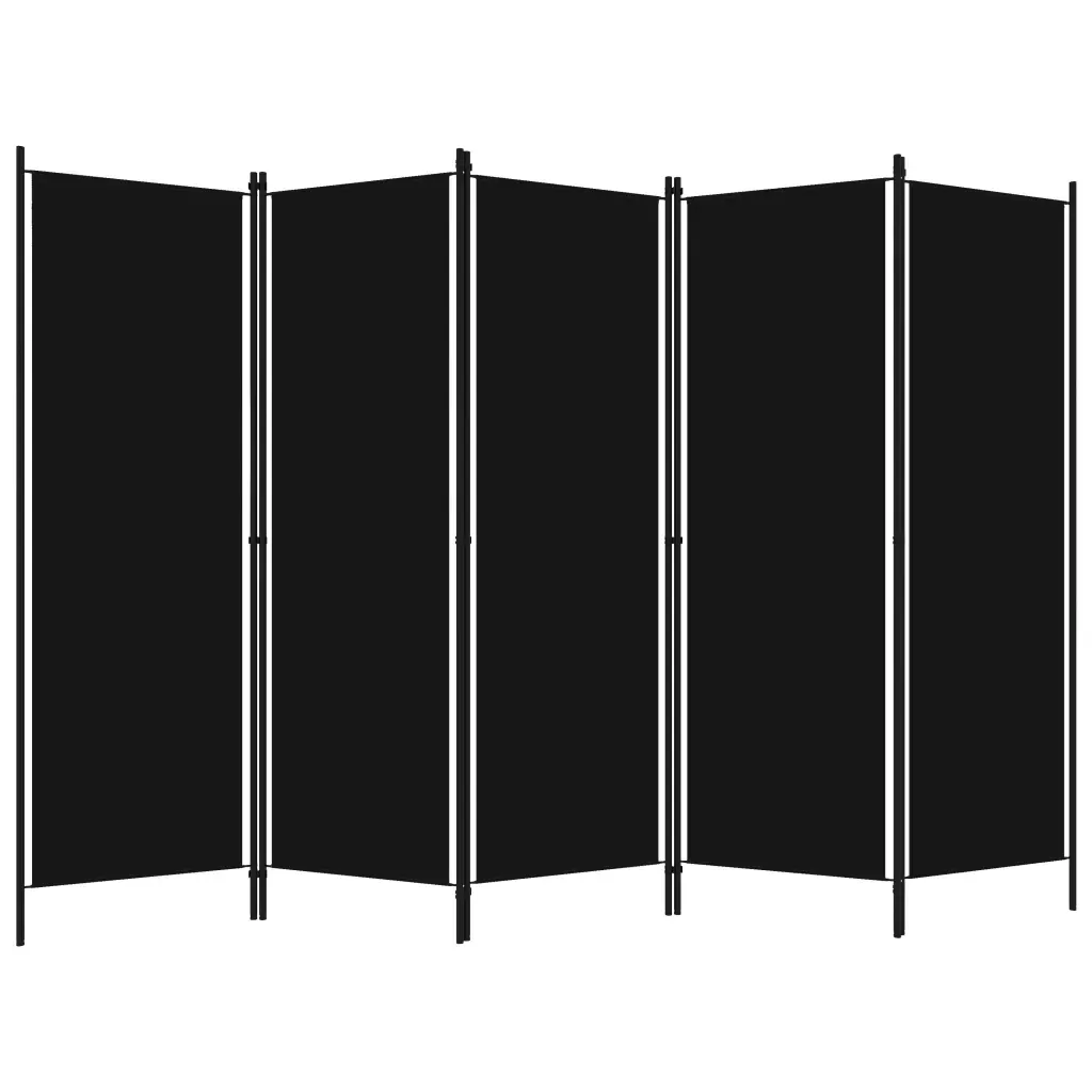 parawan-5-panelowy-czarny-250-x-180-cm