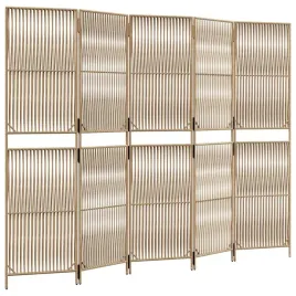 parawan-5-panelowy-bezowy-polirattan