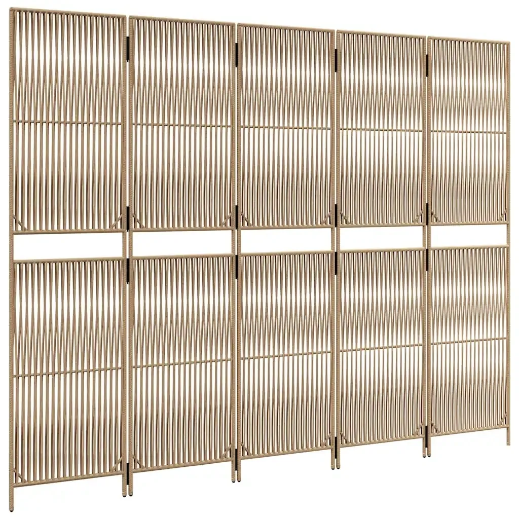 parawan-5-panelowy-bezowy-polirattan
