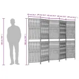parawan-5-panelowy-bezowy-polirattan-producent-vidaxl