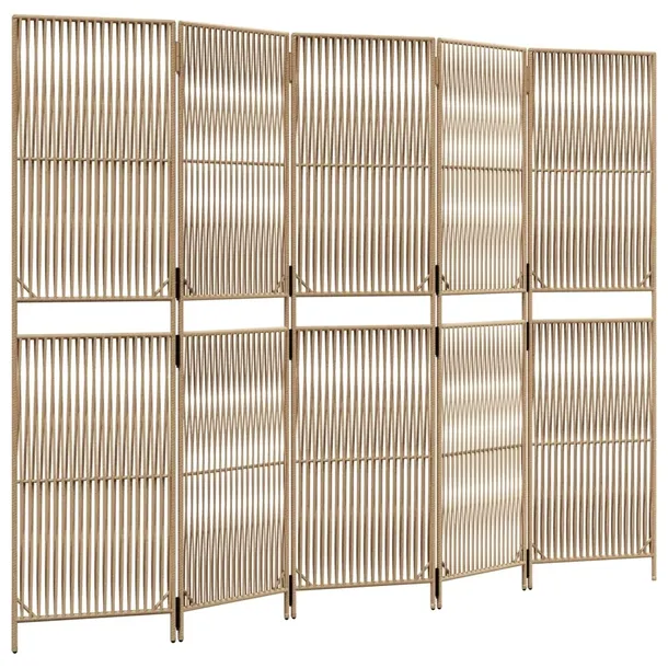 parawan-5-panelowy-bezowy-polirattan-cechy-dodatkowe-przezroczyste-wzory