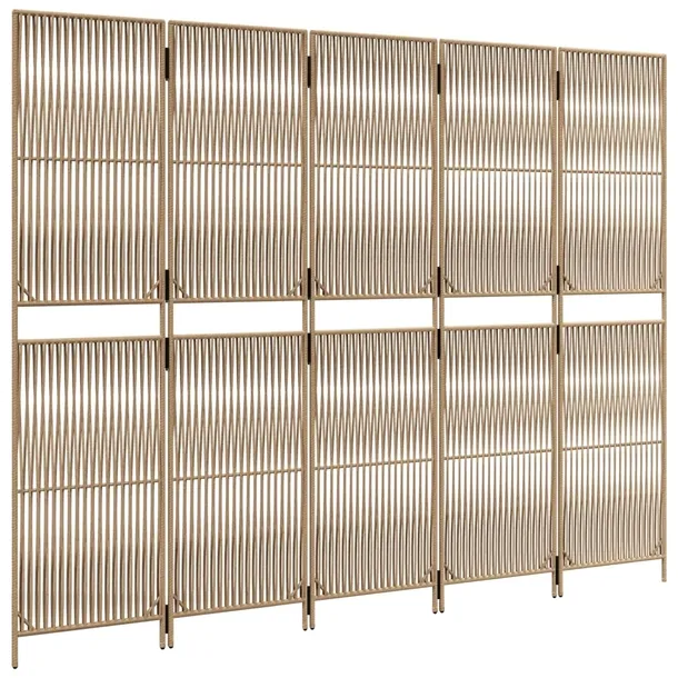 parawan-5-panelowy-bezowy-polirattan-stan-nowy-wysokosc-parawanu-180-cm
