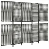 parawan-5-panelowy-szary-polirattan