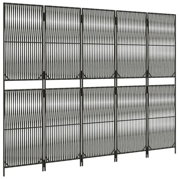 parawan-5-panelowy-szary-polirattan-szerokosc-skrzydla-49-cm