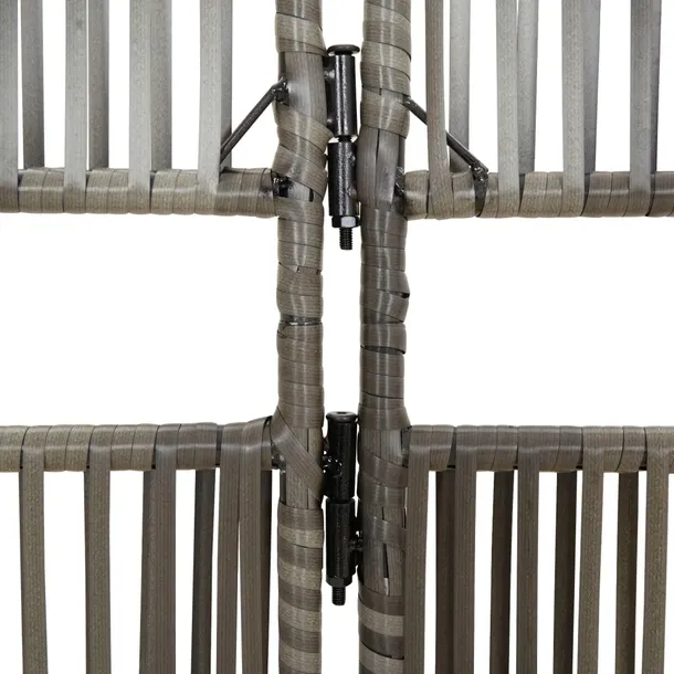 parawan-5-panelowy-szary-polirattan-waga-z-opakowaniem-11-9-kg