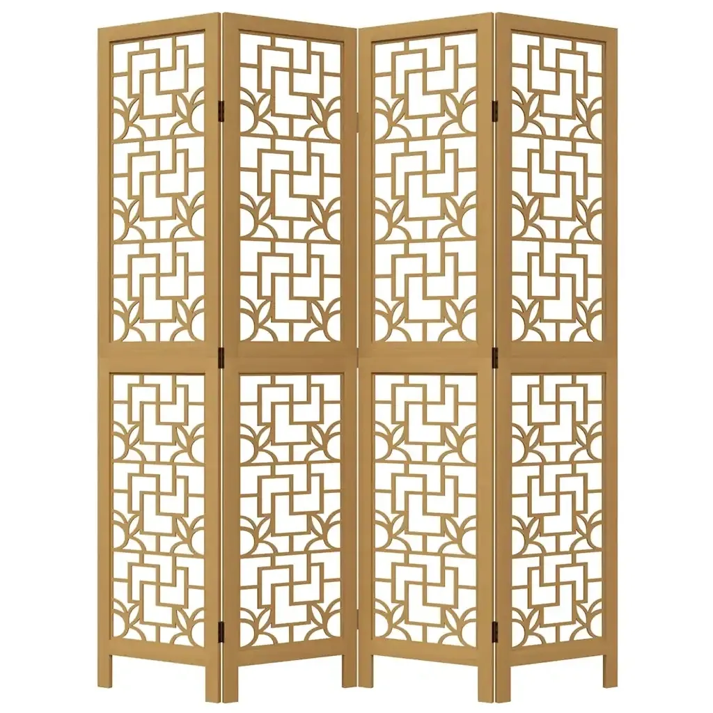 parawan-pokojowy-4-panelowy-brazowy-lite-drewno-paulowni