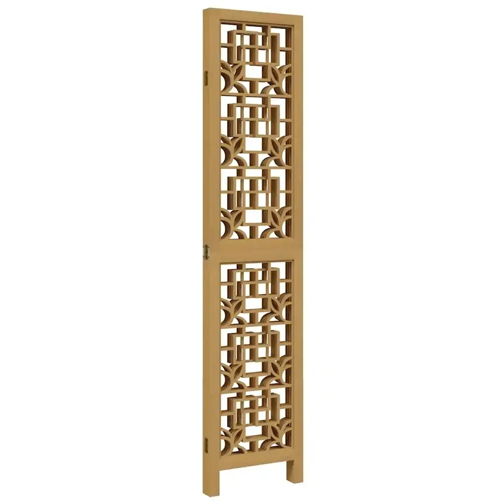 parawan-pokojowy-4-panelowy-brazowy-lite-drewn-stan-nowy