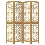 parawan-pokojowy-4-panelowy-brazowy-lite-drewn-producent-vidaxl