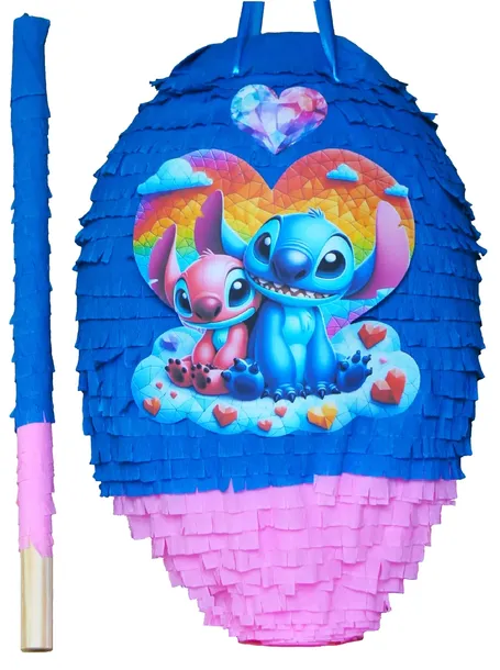 Piniata STICH LILO ANGEL ANDZIA XL + Kij NA URODZINY