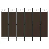 parawan-6-panelowy-brazowy-240-x-180-cm