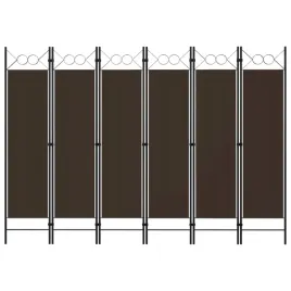 parawan-6-panelowy-brazowy-240-x-180-cm