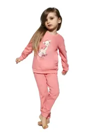 pizama-cornette-kd-951-169-giraffe-110-116-rozowy