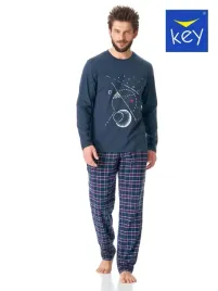 pizama-key-mns-616-b23-xxl-44-granatowy