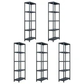 regaly-magazynowe-5-szt-czarne-125-kg-60x30x180-cm