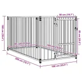 kojec-dla-psa-100-x-200-x-100-cm-odstep-miedzy-pretami-10-cm