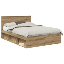 ramka-lozka-dab-rzemieslniczy-140-x-190-cm-lite-drewno-sosnowe