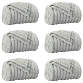 koce-narzutowe-6-pcs-szary-240-x-220-cm-polar