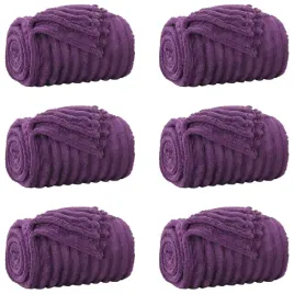 koce-narzutowe-6-pcs-fioletowy-270-x-240-cm-polar