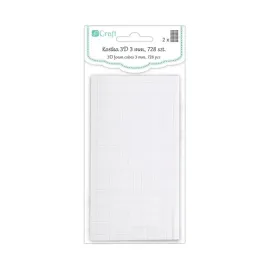kostka-3d-3mm-728szt-dpcraft-dwustronnie-klejaca-scrapbooking-precyzjyna