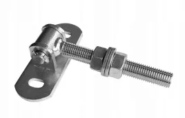 Zdjęcie produktu Zawias regulowany M16 L-130 mm podstawa 115x40x5mm do furtki bramy Ocynk