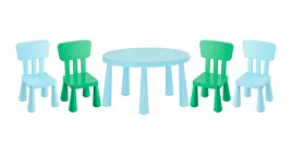 ikea-mammut-stolik-jasnoniebieski-2-krzeselka-zielony-2-jasnoniebieski