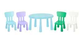 ikea-mammut-stolik-jasnoniebieski-85-cm-4-krzeselka-wielokolorowe