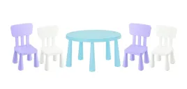 ikea-mammut-stolik-jasnoniebieski-85cm-2-krzeselka-bialy-2-liliowy