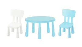 ikea-mammut-stolik-jasnoniebieski-85cm-2-krzeselka-bialy-jasnoniebieski