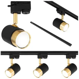 szynoprzewod-zestaw-szyna-listwa-1m-3x-reflektor-gu10-czarna-zlota-lampa