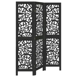 parawan-pokojowy-3-panelowy-czarny-lite-drewno-paulowni