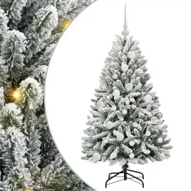 sztuczna-choinka-z-podstawa-zielony-i-bialy-120-cm-pvc-i-metal