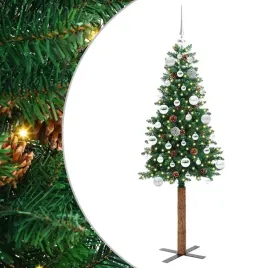 szczupla-choinka-zielony-150-cm-pvc-i-lite-drewno-sosnowe