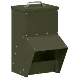 karmnik-dla-kur-zielony-oliwkowy-20x25x35-cm-stalowy-wytrzymaly